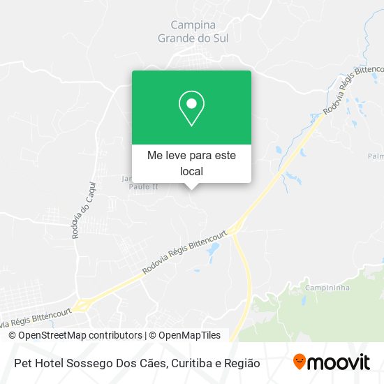 Pet Hotel Sossego Dos Cães mapa