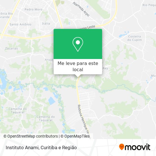 Instituto Anami mapa