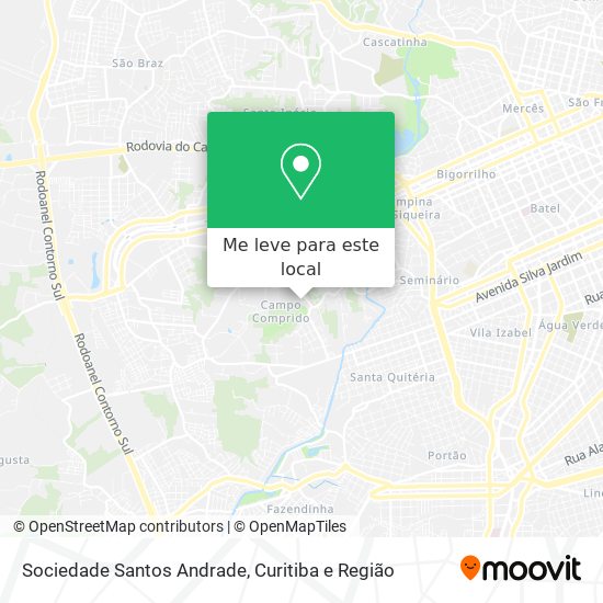 Sociedade Santos Andrade mapa