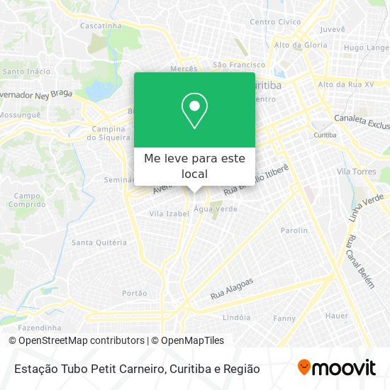Estação Tubo Petit Carneiro mapa