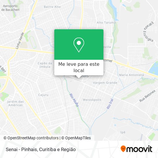 Senai - Pinhais mapa