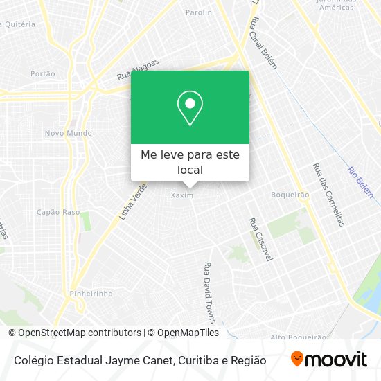 Colégio Estadual Jayme Canet mapa