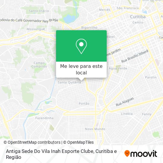 Antiga Sede Do Vila Inah Esporte Clube mapa