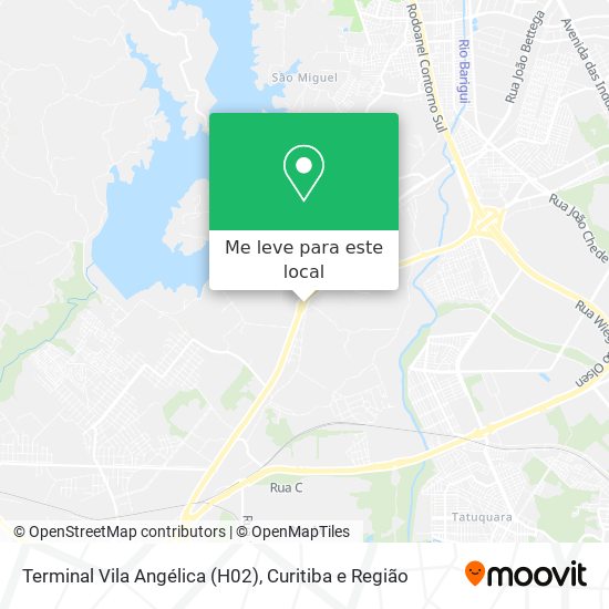 Terminal Vila Angélica (H02) mapa