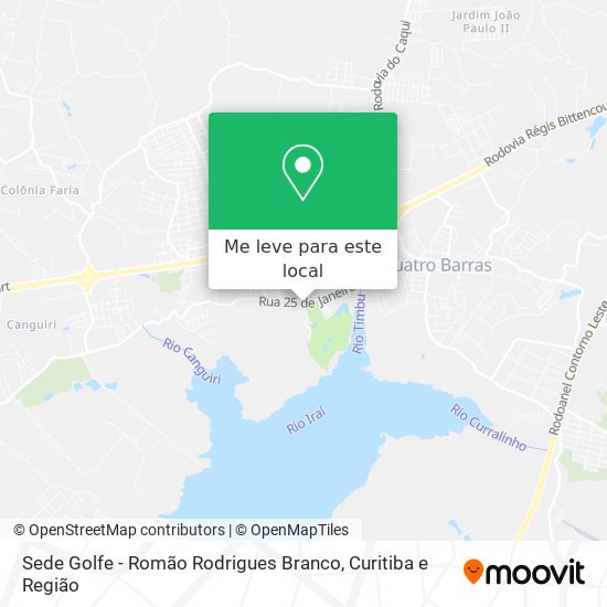 Sede Golfe - Romão Rodrigues Branco mapa