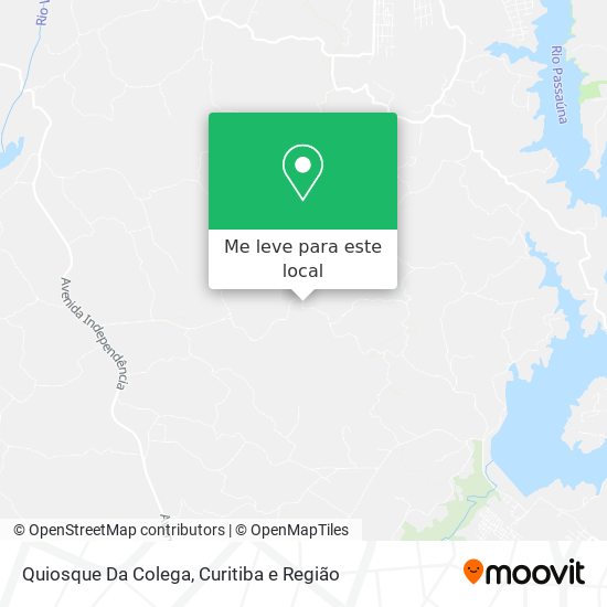 Quiosque Da Colega mapa