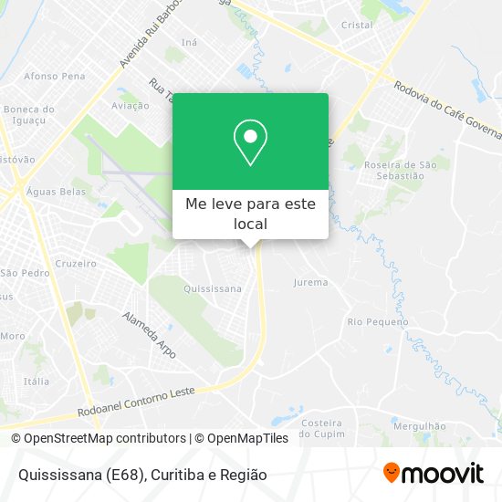Quississana (E68) mapa