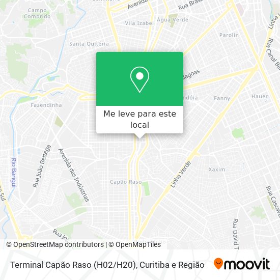Terminal Capão Raso (H02/H20) mapa