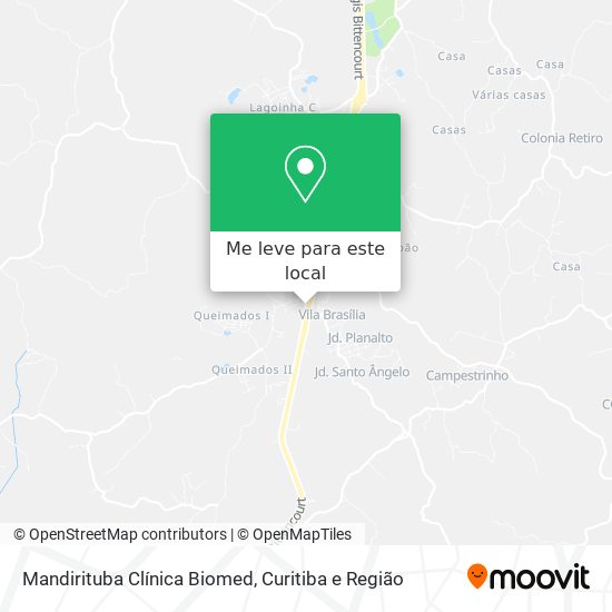 Mandirituba Clínica Biomed mapa