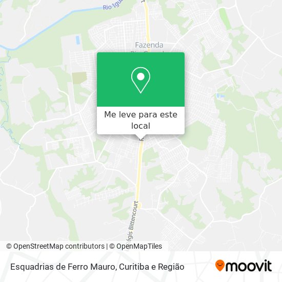 Esquadrias de Ferro Mauro mapa