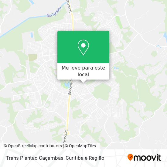 Trans Plantao Caçambas mapa