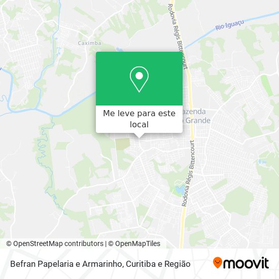 Befran Papelaria e Armarinho mapa