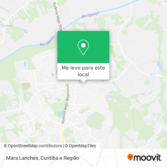 Mara Lanches mapa