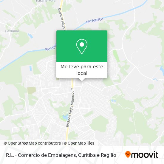 R.L. - Comercio de Embalagens mapa