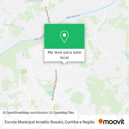 Escola Municipal Arnaldo Busato mapa