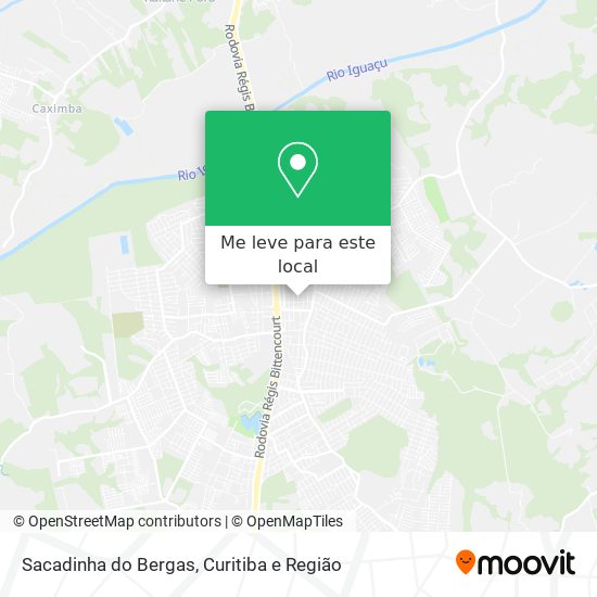 Sacadinha do Bergas mapa