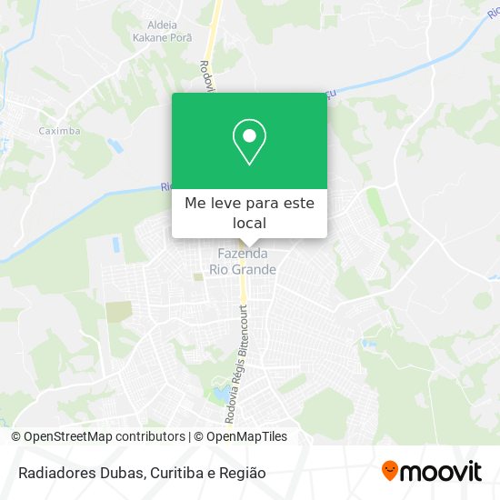 Radiadores Dubas mapa