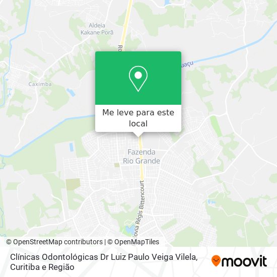 Clínicas Odontológicas Dr Luiz Paulo Veiga Vilela mapa