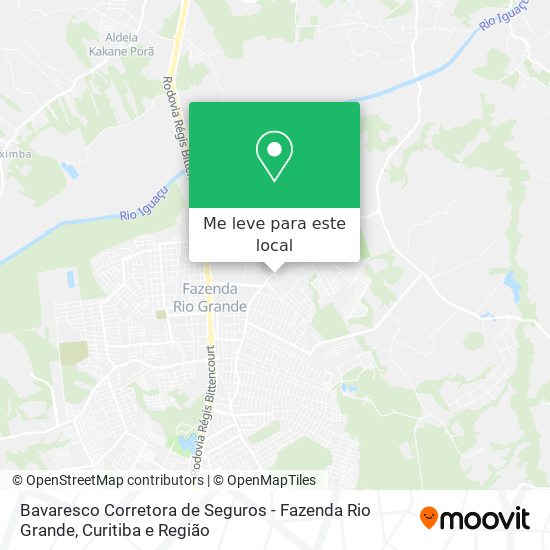 Bavaresco Corretora de Seguros - Fazenda Rio Grande mapa