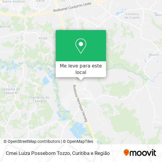 Cmei Luiza Possebom Tozzo mapa