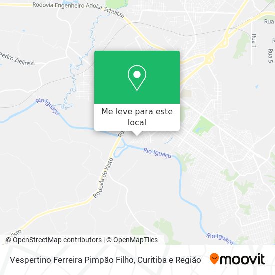 Vespertino Ferreira Pimpão Filho mapa