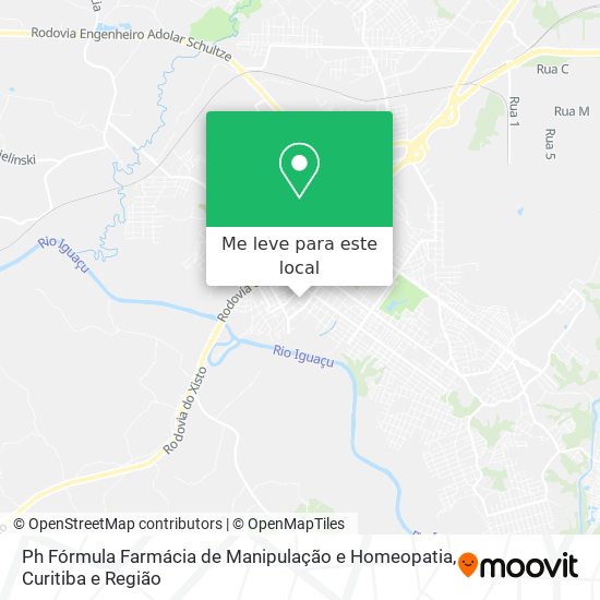 Ph Fórmula Farmácia de Manipulação e Homeopatia mapa