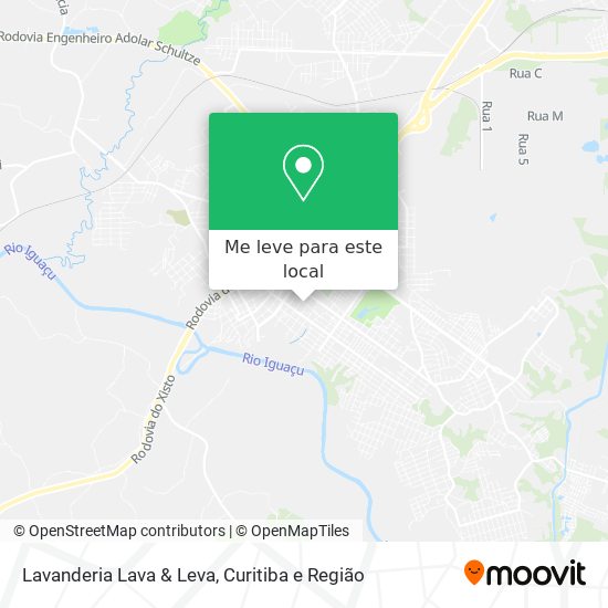 Lavanderia Lava & Leva mapa