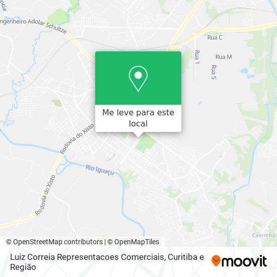 Luiz Correia Representacoes Comerciais mapa