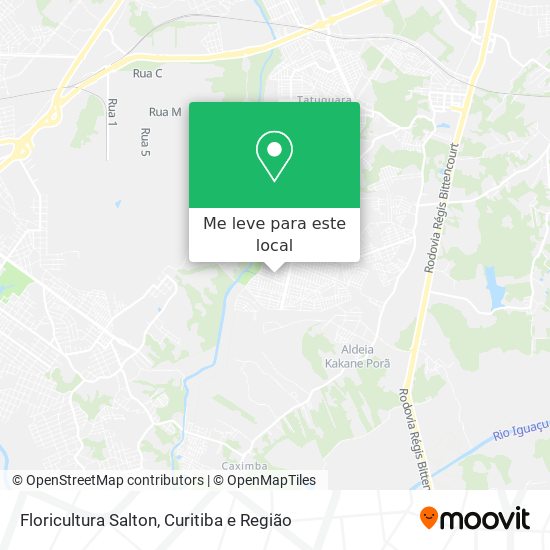Floricultura Salton mapa