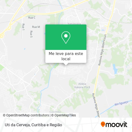Uti da Cerveja mapa