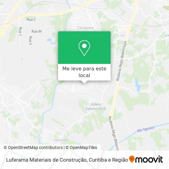 Luferama Materiais de Construção mapa