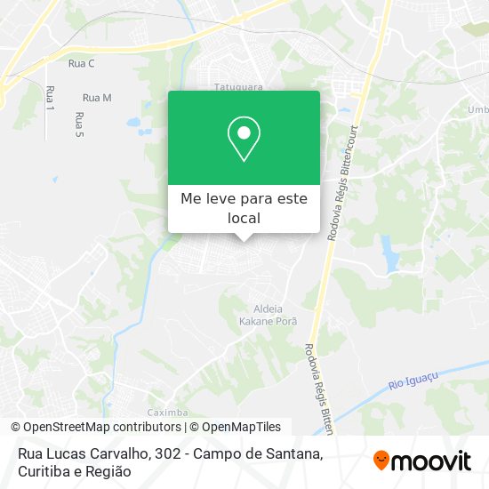 Rua Lucas Carvalho, 302 - Campo de Santana mapa