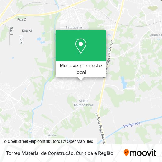 Torres Material de Construção mapa