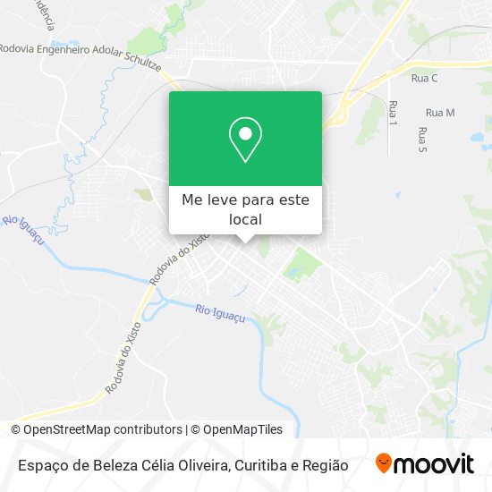 Espaço de Beleza Célia Oliveira mapa