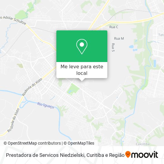Prestadora de Servicos Niedzielski mapa