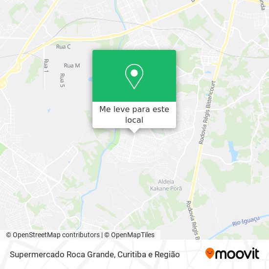 Supermercado Roca Grande mapa