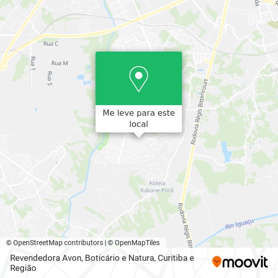 Revendedora Avon, Boticário e Natura mapa