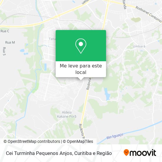 Cei Turminha Pequenos Anjos mapa