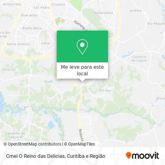 Cmei O Reino das Delicias mapa