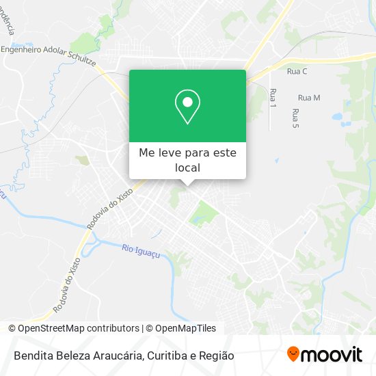 Bendita Beleza Araucária mapa