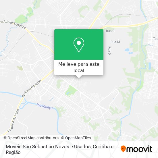 Móveis São Sebastião Novos e Usados mapa