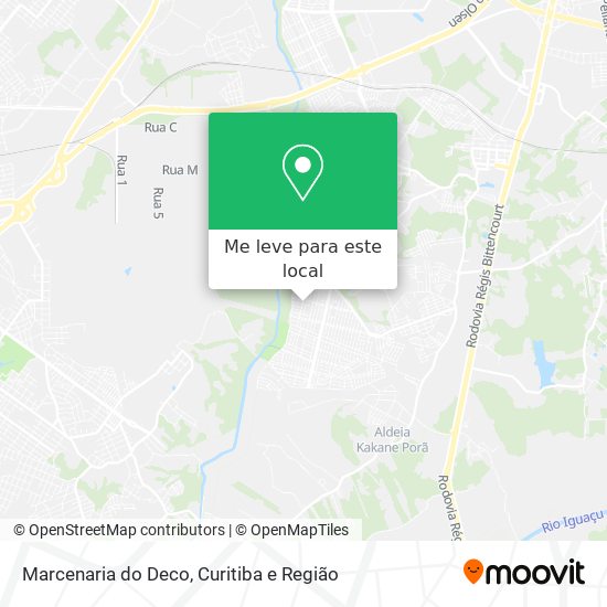Marcenaria do Deco mapa