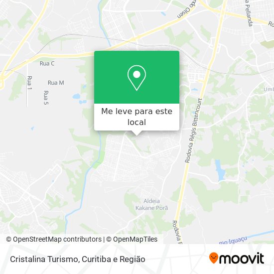 Cristalina Turismo mapa