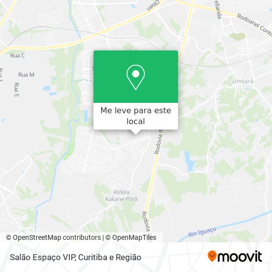 Salão Espaço VIP mapa
