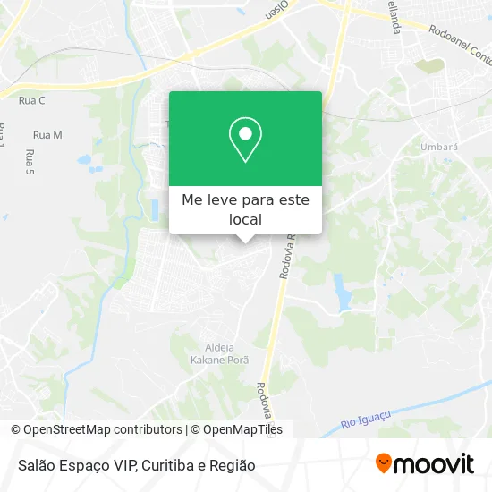 Salão Espaço VIP mapa