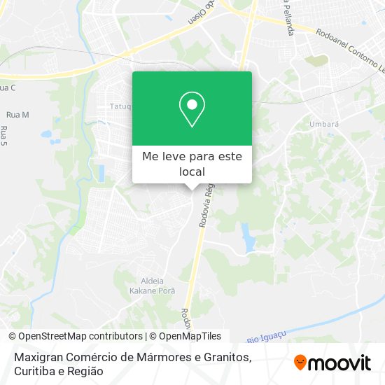 Maxigran Comércio de Mármores e Granitos mapa