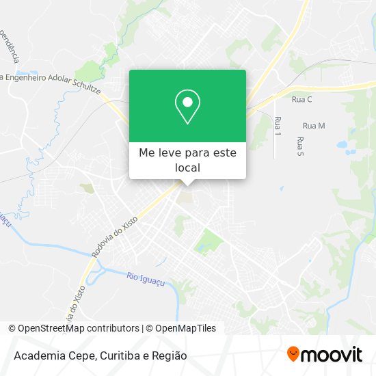 Academia Cepe mapa