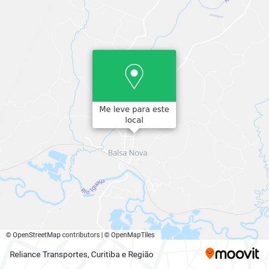 Reliance Transportes mapa