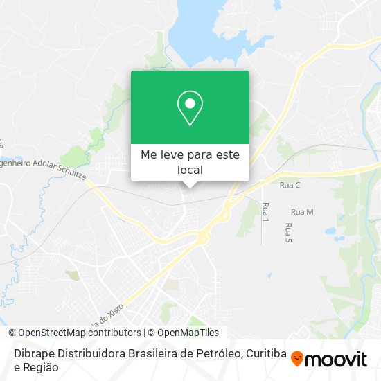 Dibrape Distribuidora Brasileira de Petróleo mapa