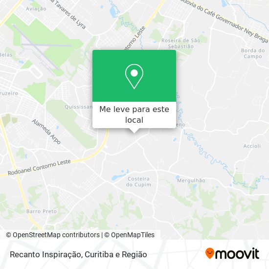 Recanto Inspiração mapa